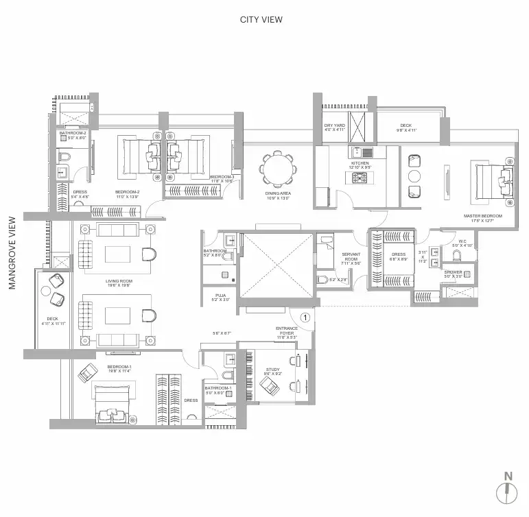 Narang Vivenda floor plan 13