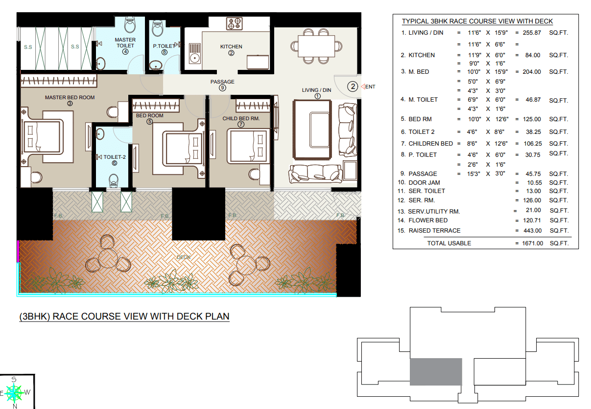Nathani Heights Mumbai Central floor plan 2