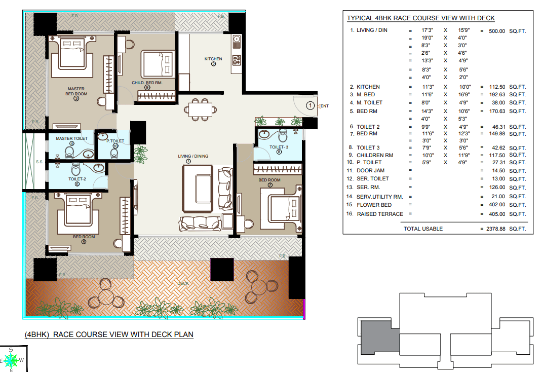 Nathani Heights Mumbai Central floor plan 3