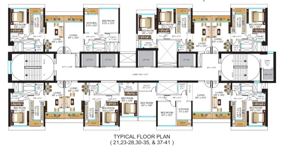 Neelam Supremo floor plan 1