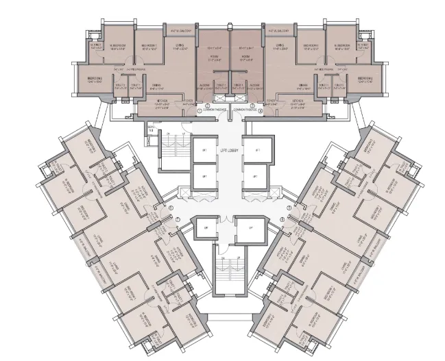 Oberoi Forestville floor plan 4