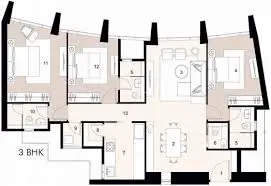 One Avighna Park Lower Parel floor plan 1