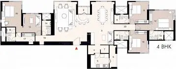 One Avighna Park Lower Parel floor plan 2