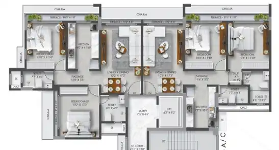 Paradigm Artteza floor plan 1