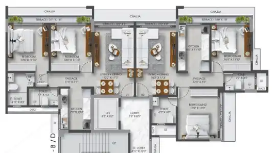 Paradigm Artteza floor plan 3