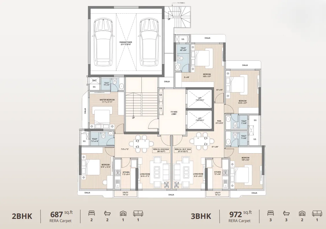 Park 55 floor plan 1