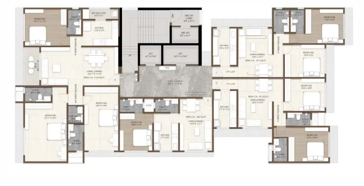 PCPL Vivante floor plan 1