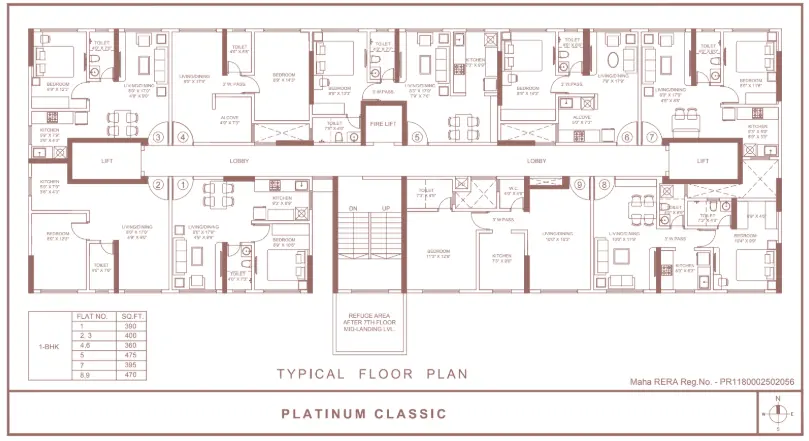 Platinum Classic floor plan 1