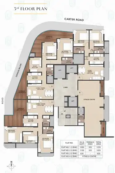 Platinum Oceanic floor plan 3