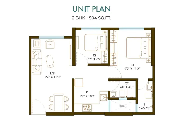 Promesa Westend floor plan 2
