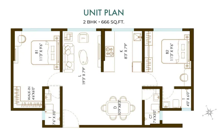 Promesa Westend floor plan 3