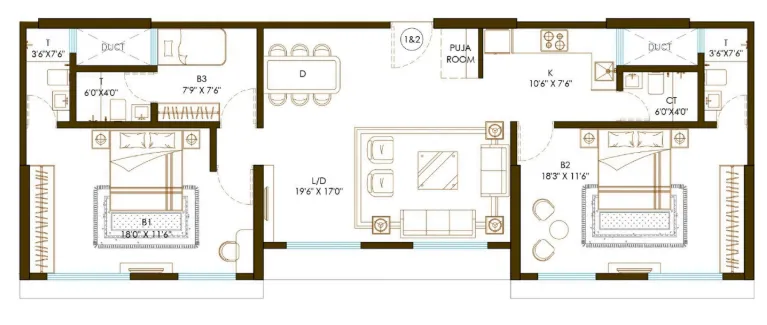 Promesa Westend floor plan 4