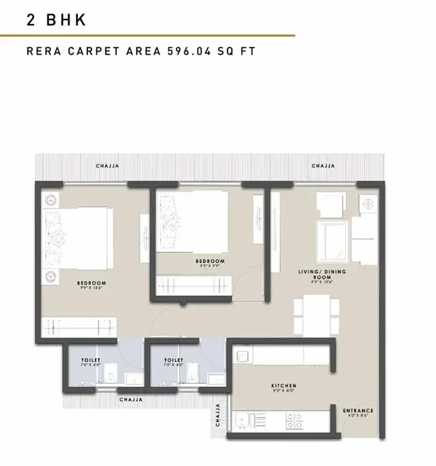 Raunak Centrum floor plan 1