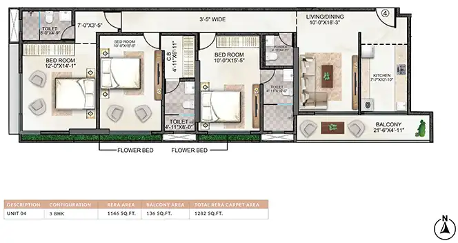 Rishabraj Trident floor plan 6