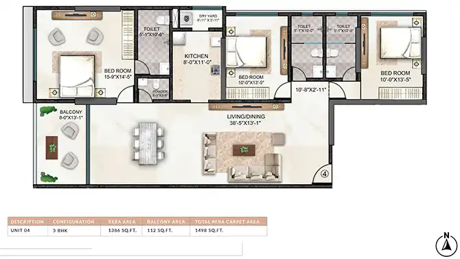 Rishabraj Trident floor plan 7