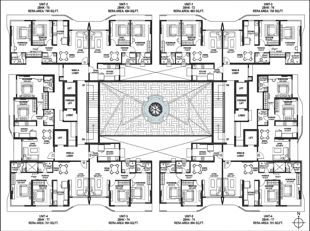 Romell Ariana floor plan 1