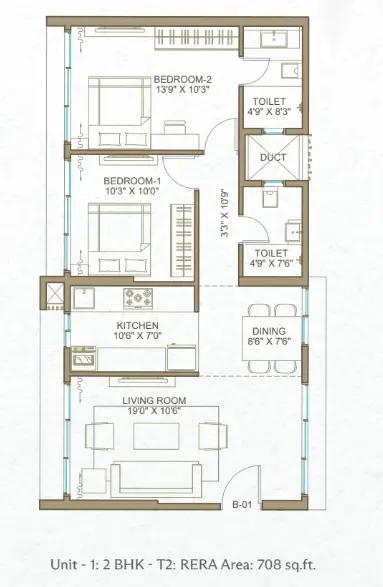Romell Espalier floor plan 2