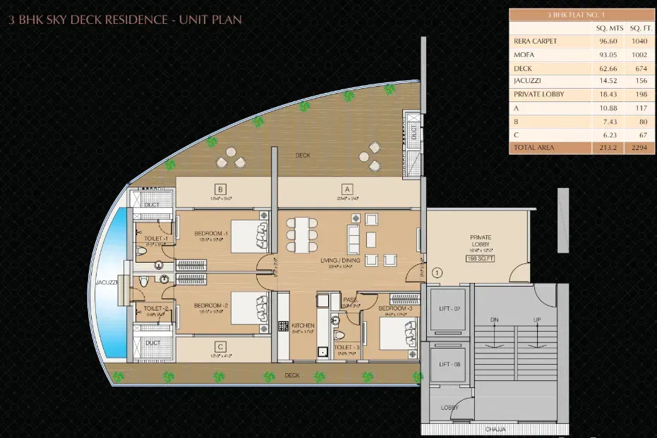 Ruparel Jewel floor plan 1