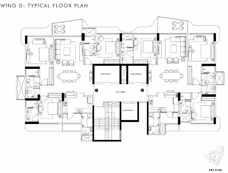 Rustomjee Balmoral floor plan 3