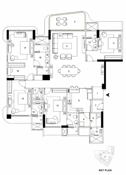 Rustomjee Balmoral floor plan 4