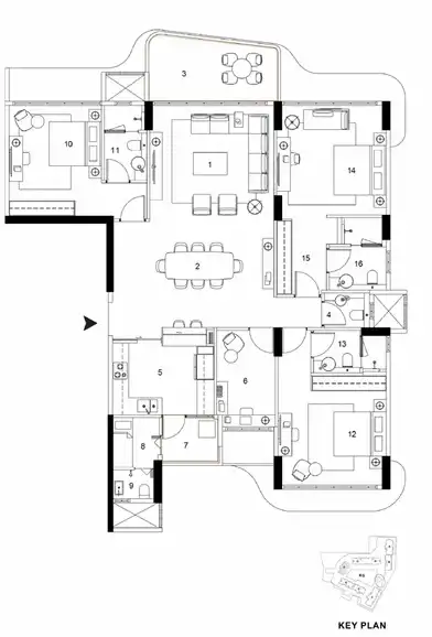 Rustomjee Balmoral floor plan 5