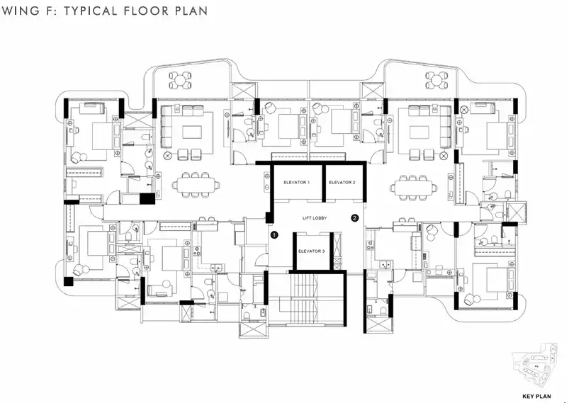 Rustomjee Balmoral floor plan 6