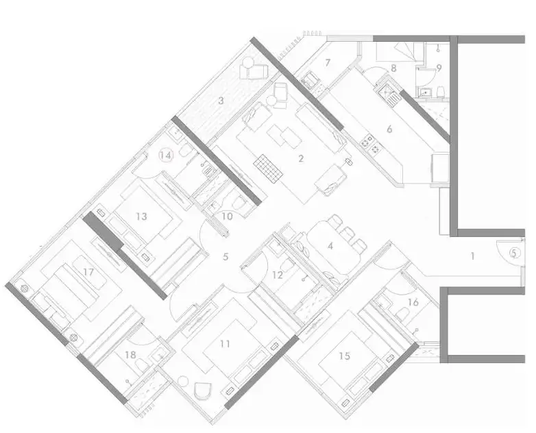 Rustomjee Crescent floor plan 2