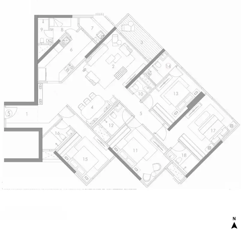 Rustomjee Crescent floor plan 11
