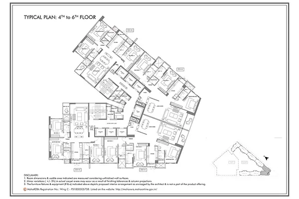 Rustomjee Elements Upper Juhu floor plan 2