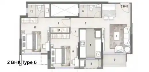 Rustomjee Stella floor plan 4