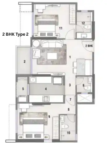 Rustomjee Stella floor plan 6