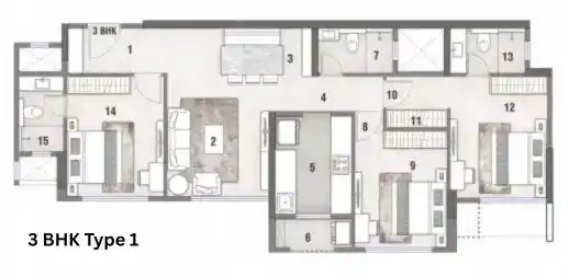 Rustomjee Stella floor plan 7