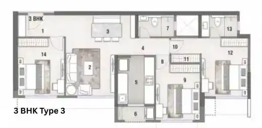 Rustomjee Stella floor plan 8