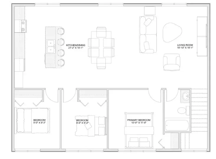 Rustomjee Vista Bay floor plan 1