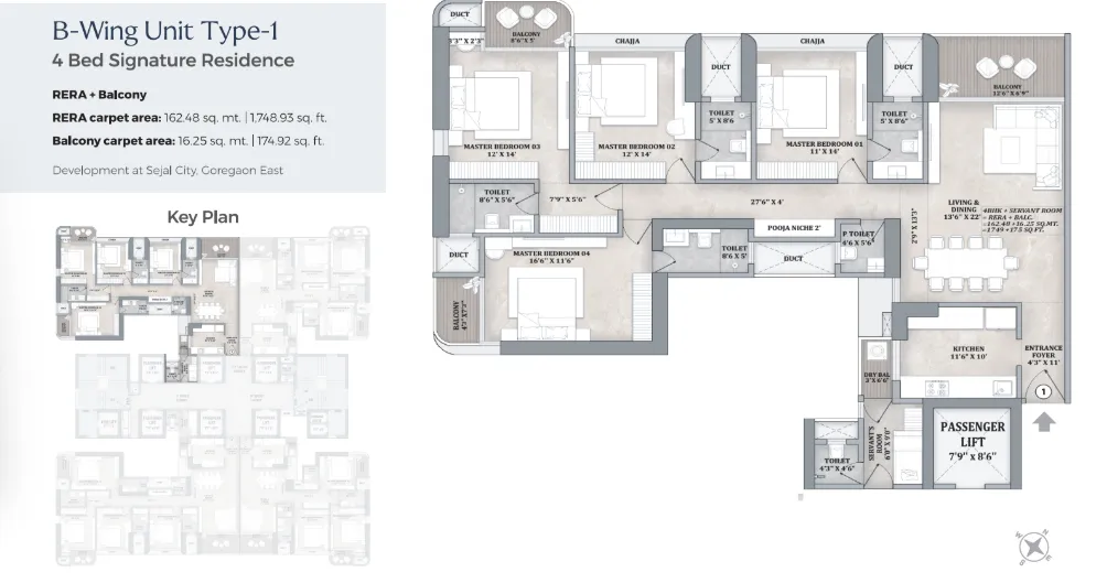 Sejal City floor plan 2
