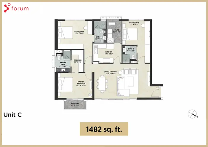 Forum Serendipity floor plan 4