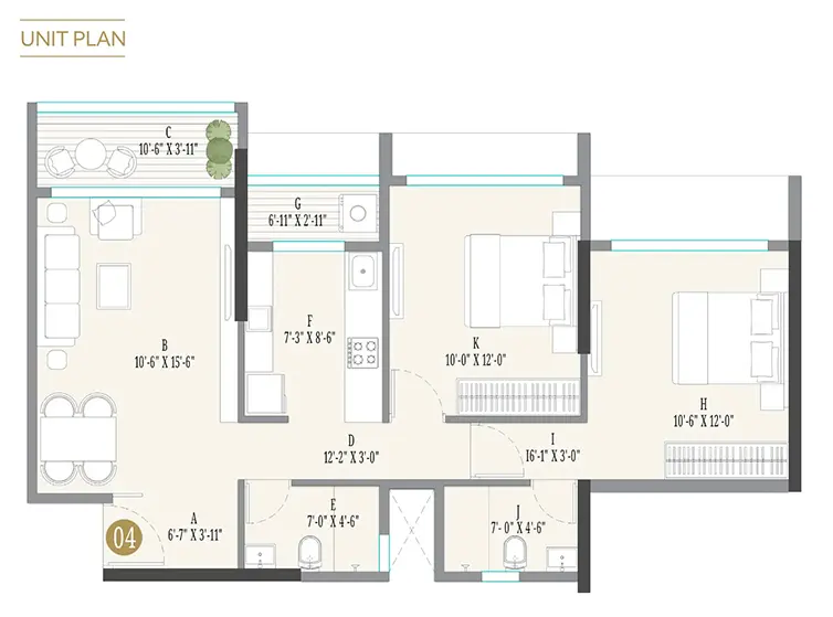 Serenova floor plan 2