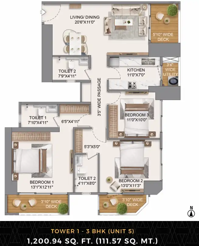 Seven Mahalaxmi floor plan 4