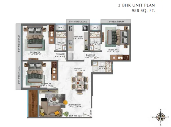 Shree Pranam floor plan 1