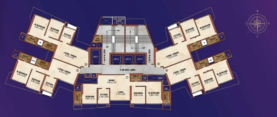 Shreeji Atlantis floor plan 1