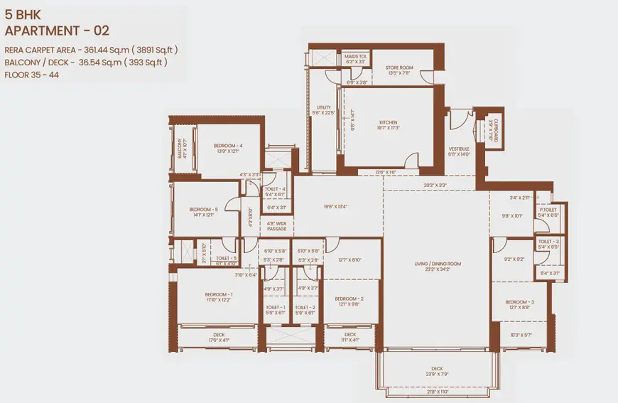 Silas Tower floor plan 2