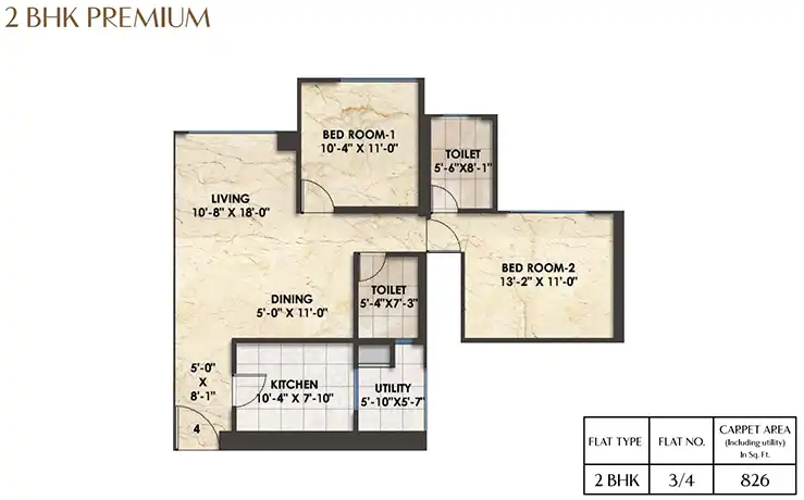 Simana floor plan 1