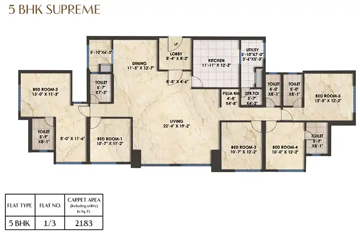 Simana floor plan 5
