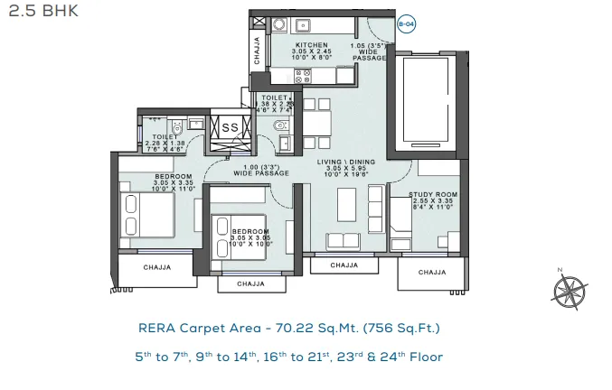Solis Atmosphere O2 floor plan 2