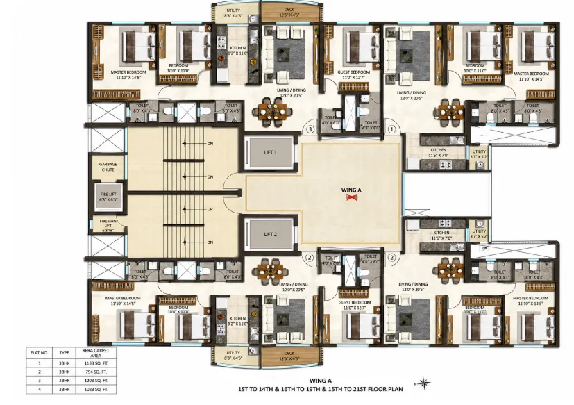 Spenta Anthea floor plan 1