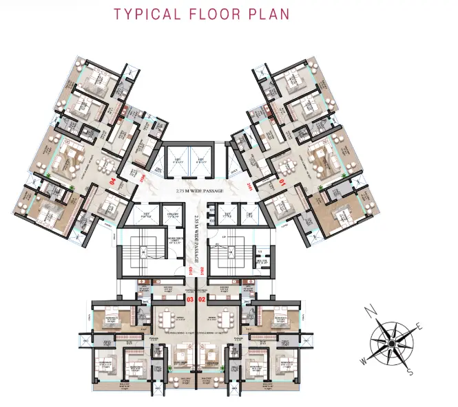 StarOm Ekya floor plan 1