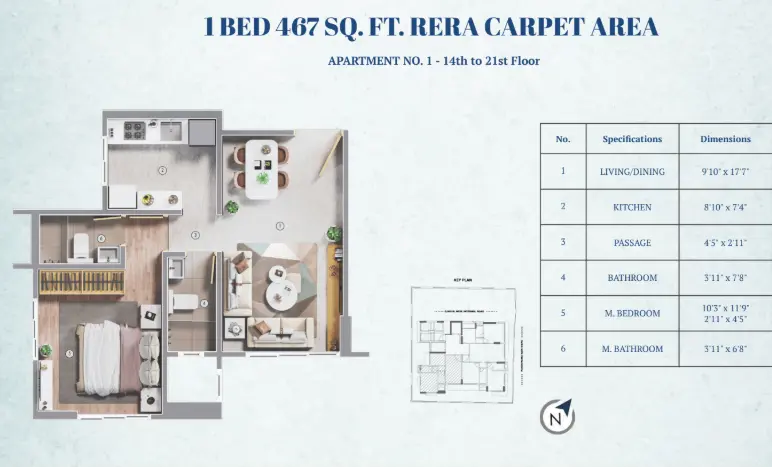 Sugee Krishna Kunj floor plan 1