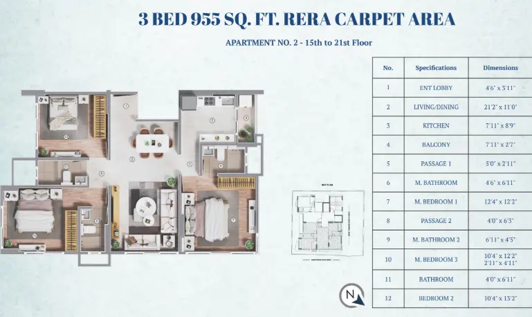 Sugee Krishna Kunj floor plan 3