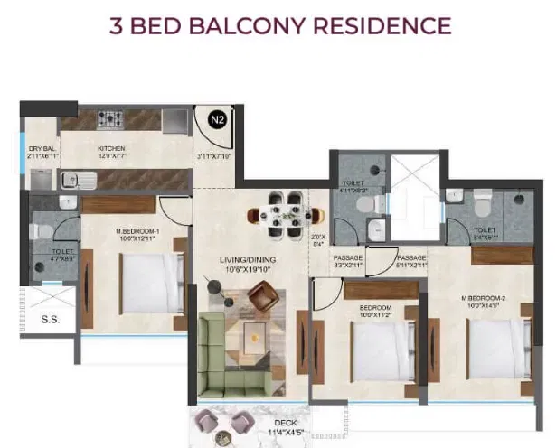 Sunbeam Heights floor plan 2