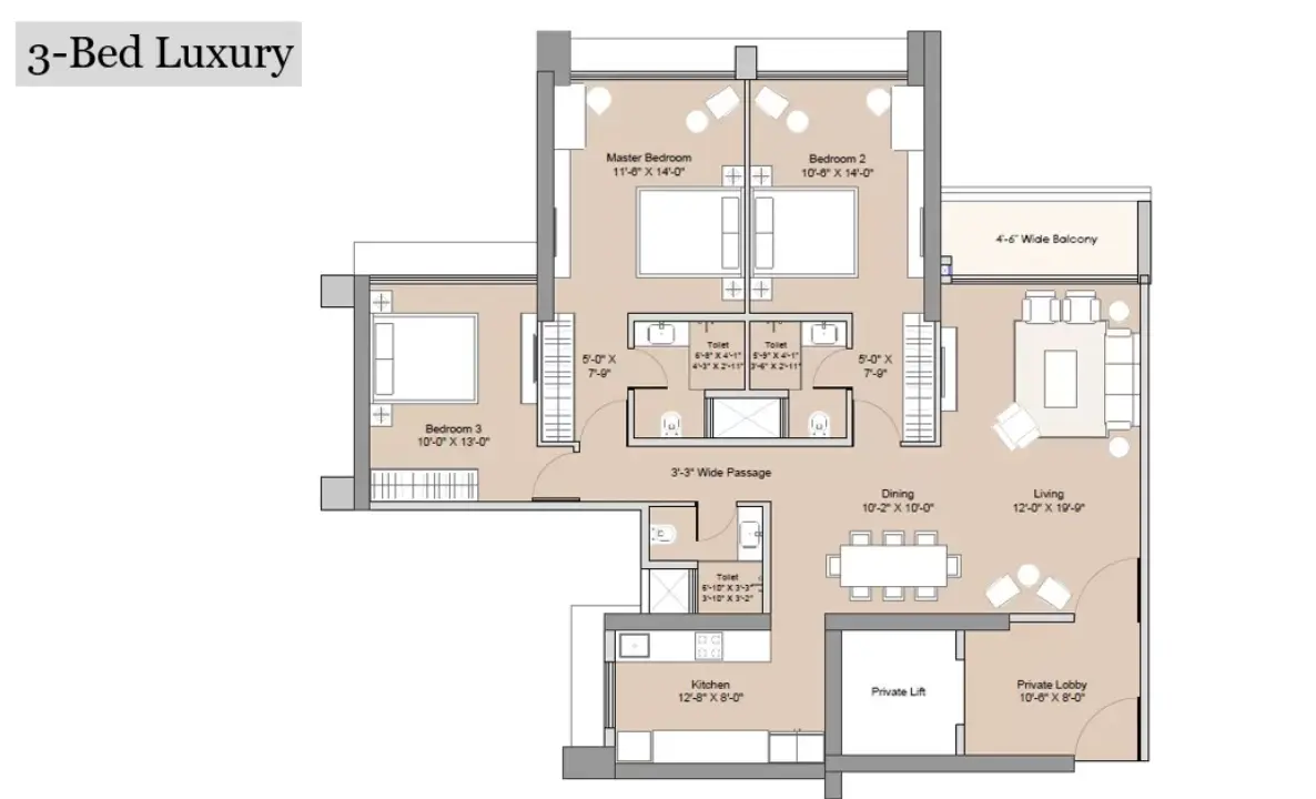 Sunteck Altavia floor plan 1
